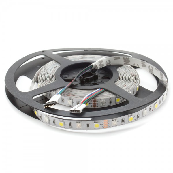 LED RGBW Leiste 24V, 5m, 60 LED/m, IP20