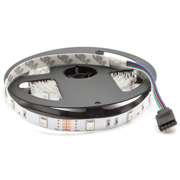 LED Streifen 12V, 5m, 30 LED/m, IP20