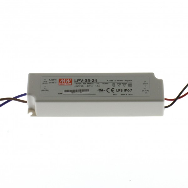 LED Schaltnetzteil LPV-35-24 1,5A 24V